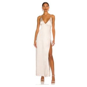 MORE TO COME | NWOT Regina Maxi Dress in Champagne Size M